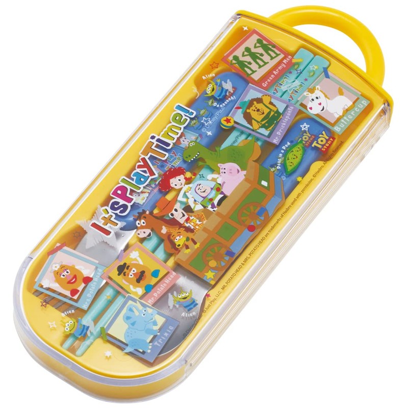 Skater TACC2AG-A Toy Story Trio Set, Chopsticks & Spoon Fork,