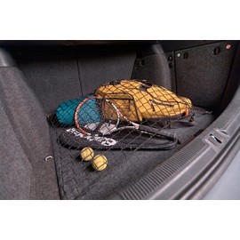 TrunkExpert Boot Net Compatible with Alfa Romeo GT Coupe: 2003-2010, Luggage Net with Carabiner Hook and Hook for Attaching, Organiser, Elastic Boot Net Organiser & Securing