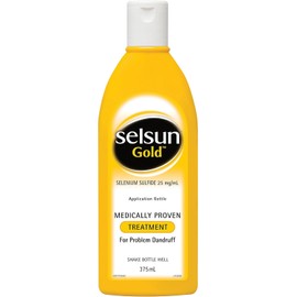 Selsun Gold Shampoo, Treatment for Dandruff Control, Reduces Flakes, 375ml