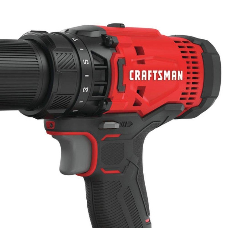 Craftsman CMCK200C2R 20V Variable Speed Lithium-Ion 1/2 in. Cordless Drill