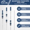 Orvella 16FT Telescopic Pool Pole, 2-Piece Aluminum Adjustable Pool Skimmer