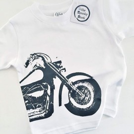 The Spunky Stork Motorcycle Organic Cotton Toddler T Shirt