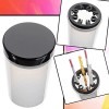 Beauticom Nail Brush Acetone Cup Holder and Cleanser Bottle with