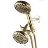 G-Promise High Pressure Dual Shower Head Combo, 72 Inches Flexible