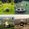 onlyfire Spit Rotisserie Outdoor Camp Grill with Support Legs for