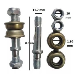 SuperConfort Par Refacción Baleros Para Silla De Ruedas Llanta Delantera