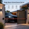 Single-Beam Infrared Sensor for Gates & Doors – Anti-Glare Outdoor