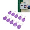 100PCS Door Lock Key Fobs 125KHz Read Only Smart Contactless