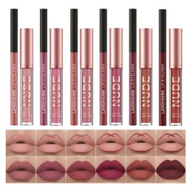 12 Labiales Mate Set Pintalabio Gloss Indeleble Imperméable                                                                                           