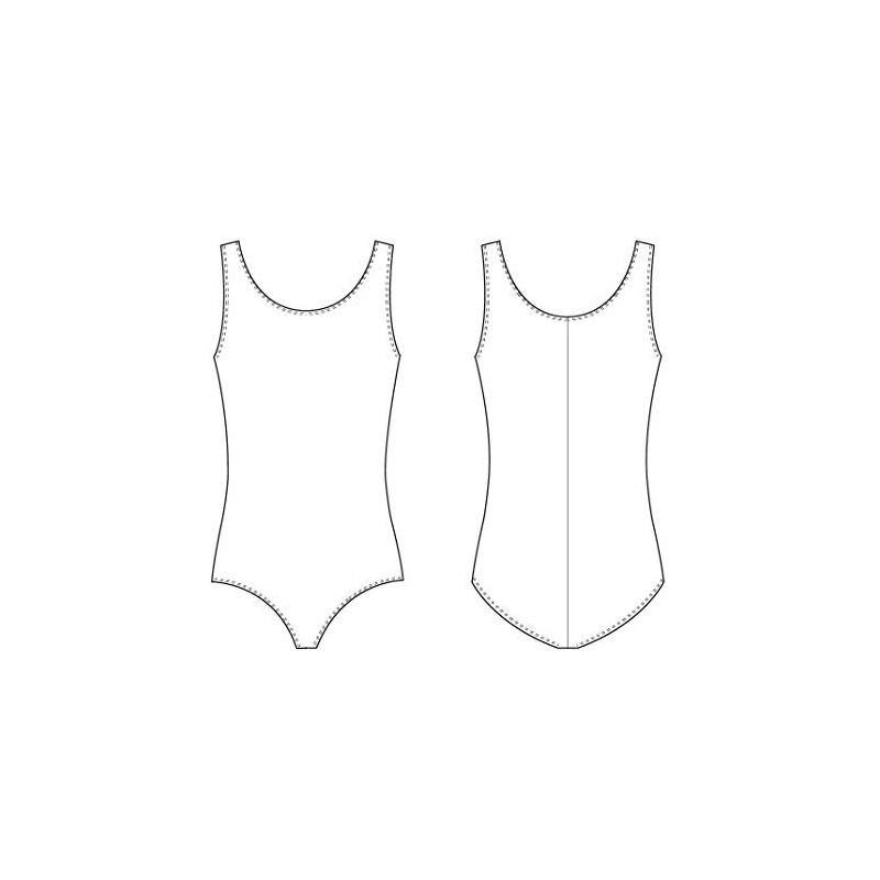 Bloch Tank Leotard Body a Canotta Faire Microlux, Sunshine, M