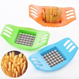 French Fries Potato Cutter for Home Kitchen – Multifunction Metal Vegetable Slicer Chopper for Fries, Potato Sticks & Quick Food Preparation