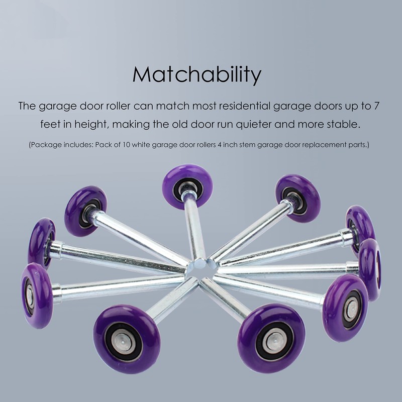 6200ZZ Quiet Garage Door Rollers Bearing Nylon Garage Door Roller