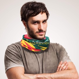 Club of Heroes - Bandana, seamless multifunctional scarf, 25 x 50 cm, made of soft microfibre, functional scarves for outdoor, travel, sports, headscarf, loop scarf, for men and women, Camino
