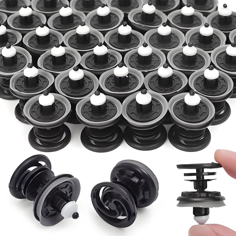 30 Pcs Plastic Door Panel Mounting Clips - Universal for