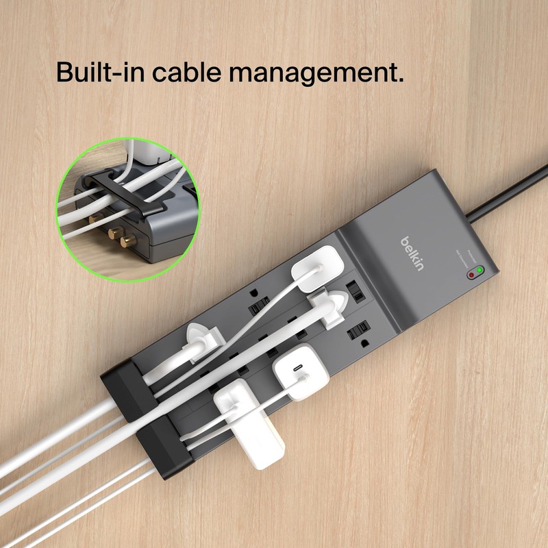 Belkin Surge Protector Power Strip w/ 12 AC Outlets &