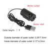 SIPYTOPF 3Pcs DC 3-5V USB Micro Submersible Mini Water Pump
