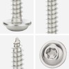 Drenky M4 x 25 mm Self-Tapping Screws Pack of 50