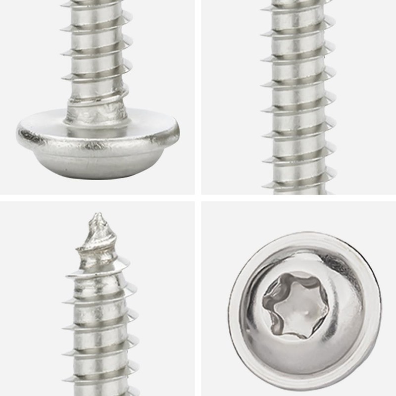Drenky M4 x 25 mm Self-Tapping Screws Pack of 50