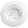 fiXte Plastic Sink Strainer - White Pack of 2 sizes