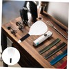 Baluue 4Pcs Hairdressing Shield Portable Mask for Hair Cutting Slip