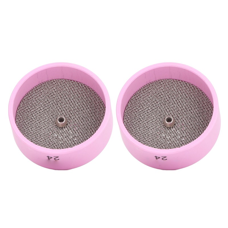 2Pcs TIG Welding Cup 24# Ceramic Nozzle 2.4mm Center Hole