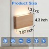 Wood Wall Sconce Indoor Wall Lights Hardwired 1 Pack Up