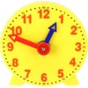 Jizlan Yellow 4 Inch Learning Clock Time Model Teacher Gear