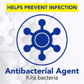 All Health Antibacterial Sheer Adhesive Bandages, 3/4 in x 3 in, 160 ct | Helps Prevent Infection, Extra Large Comfortable Protection for First Aid and Wound Care