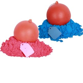 Gender Reveal Target Balls Skeet Shoot | 2 Pack Set | One Pink One Blue | Made of Durable Clay