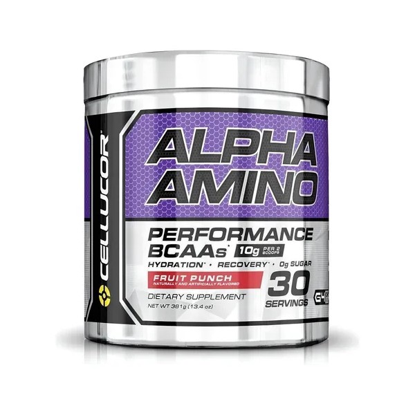 Aminoácidos Cellucor Alpha Amino Bcaa 30 Servicio Todo Sabor Sabor