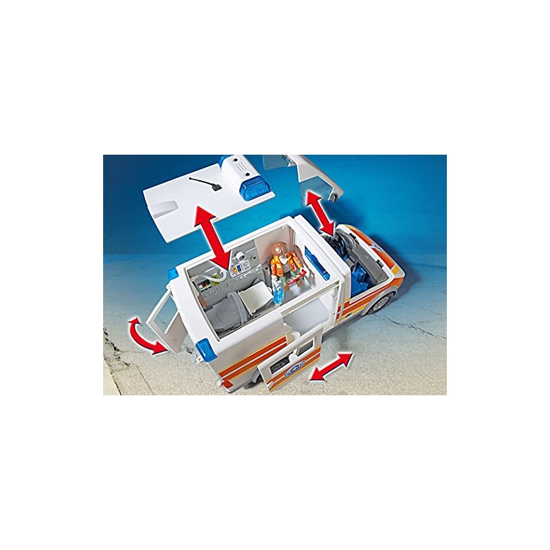 Playmobil Ambulance with Siren Playset