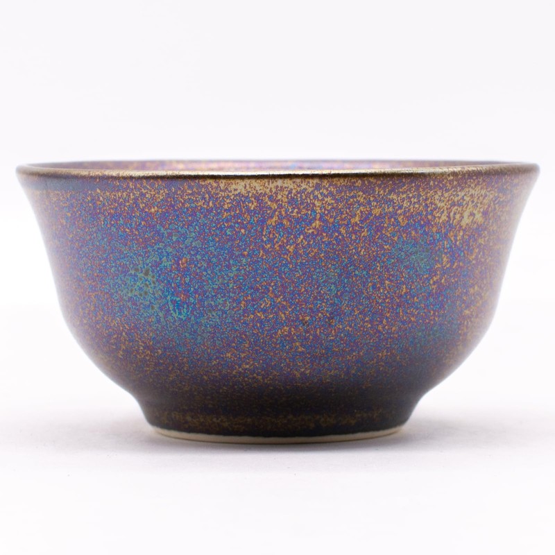Mino Ware Tozan Kiln Black Gradient Guinom Cup Choko Approx.