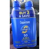 Coppertone Sport 2 Pack Performance Sunscreen Spray SPF 50