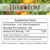 Herb Lore USDA Organic Sage Tincture – Alcohol-Free, Supports Milk