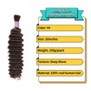 16 Inch Human Hair For Braiding Hair Bulk Braid Extensions