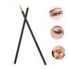PACKOVE 100Pcs Disposable Eyeliner Brush Makeup Applicator Wands for Precision