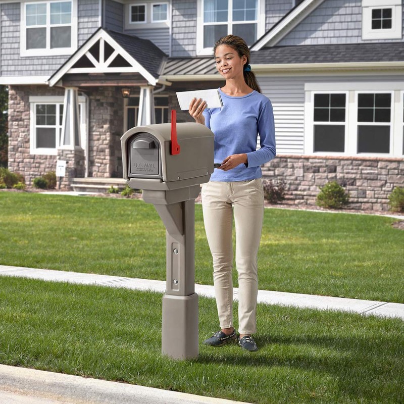 Step2 MailMaster Express Mailbox & Post, Weather Resistant, Large Outdoor
