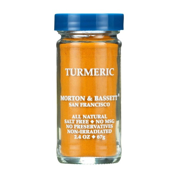 Morton & Bassett Tumeric, 2.4-Ounce Jars (Pack of 3)