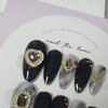 Twilight Crown Handmade Nail Tips - Short Ballerina / 트와일라잇