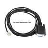 YINETTECH DB9 Serial RS232 to RJ11 RJ12 6P6C Adapter Cable