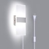 TRLIFE Wall Sconce Plug in, Modern Wall Sconce 12W Wall