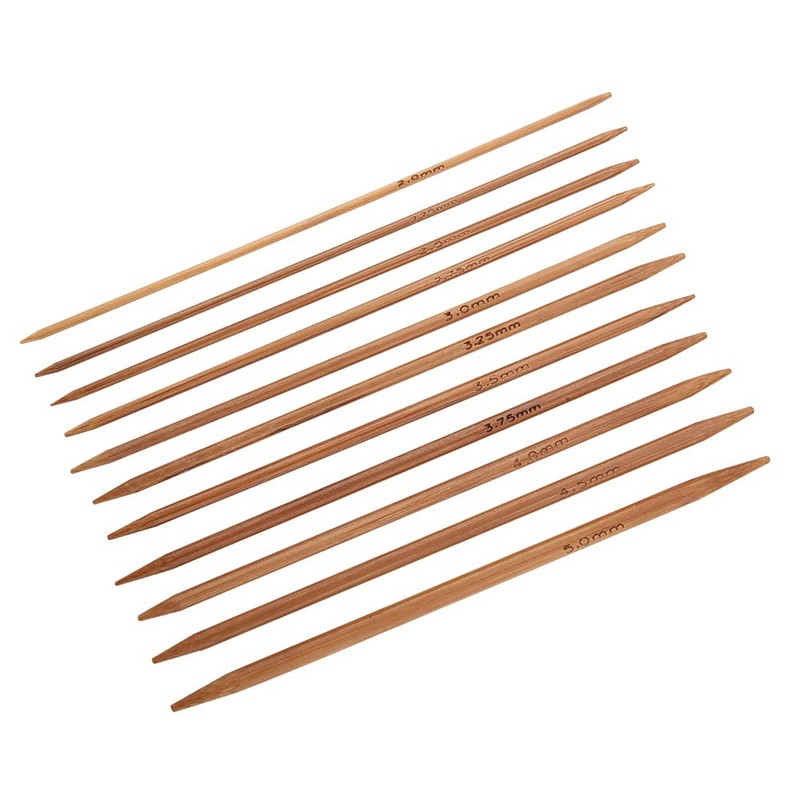 11 Pcs Knitting Needles Set 2.0mm - 5.0mm Knitting Needles