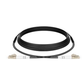 LC to LC Fiber Patch Cable Multimode 75m/245ft,2 Core TPU Outdoor Fiber Optic Cable Armored 50/125um OM3 Duplex Fiber Optic Cable OD-4mm,UPC Fiber Optic Internet Cable