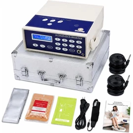 Healcity Ion Ionic Detox Foot Bath Machine System Birthday Gift Negative Hydrogen with Far Infrared Belt, Two Ion Cleanse Arrays