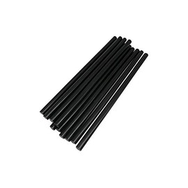 TRENDBOX Pack of 10 Black 7mmx200mm - Hot Melt Glue Sticks Strips Melting Adhesive for Handmade Craft DIY Home Office Project Craftwork Fix & Repairs