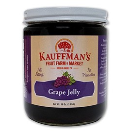 Kauffman's All-Natural Grape Jelly, 18 Oz. Jar