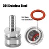 FERRODAY 1 Pair Stainless Steel 1/2 Quick Disconnect Set with