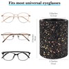 Linkidea Eyeglasses Desk Holder Stand, Vegan Leather Lined Reading Glasses