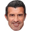 Luis Figo (Smile) Cardboard Mask