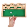 FELTECHELECTR Educational Family Game Game Shut The Box Wooden Board